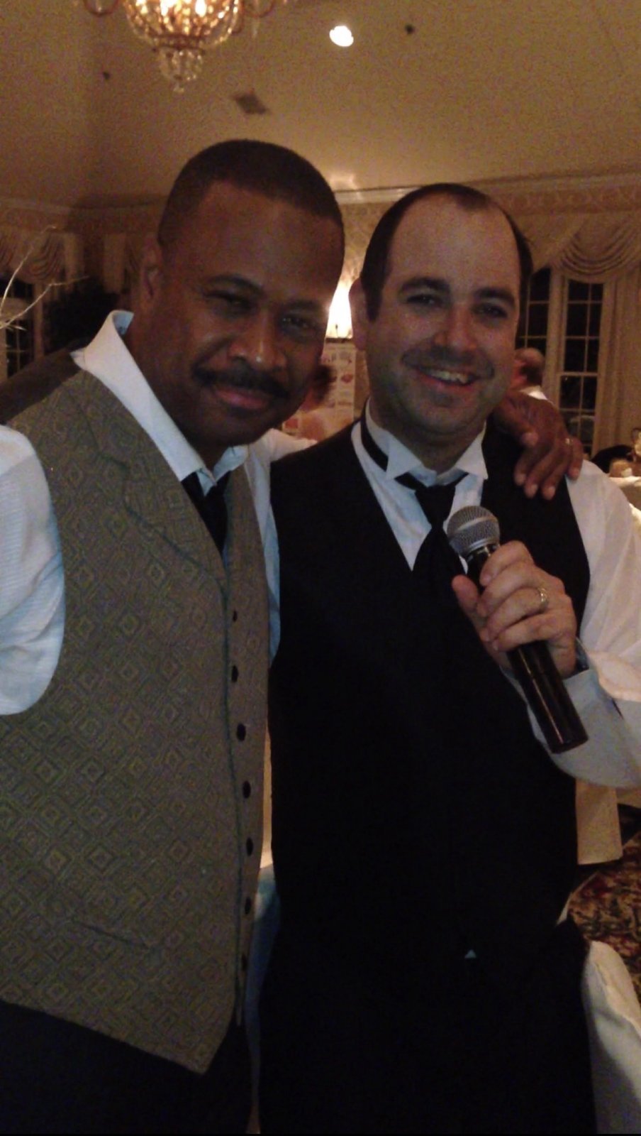 Marc Alan with ABC news anchor Rick Williams