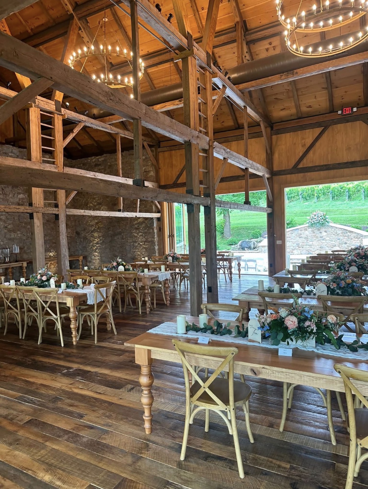 Barn reception venue