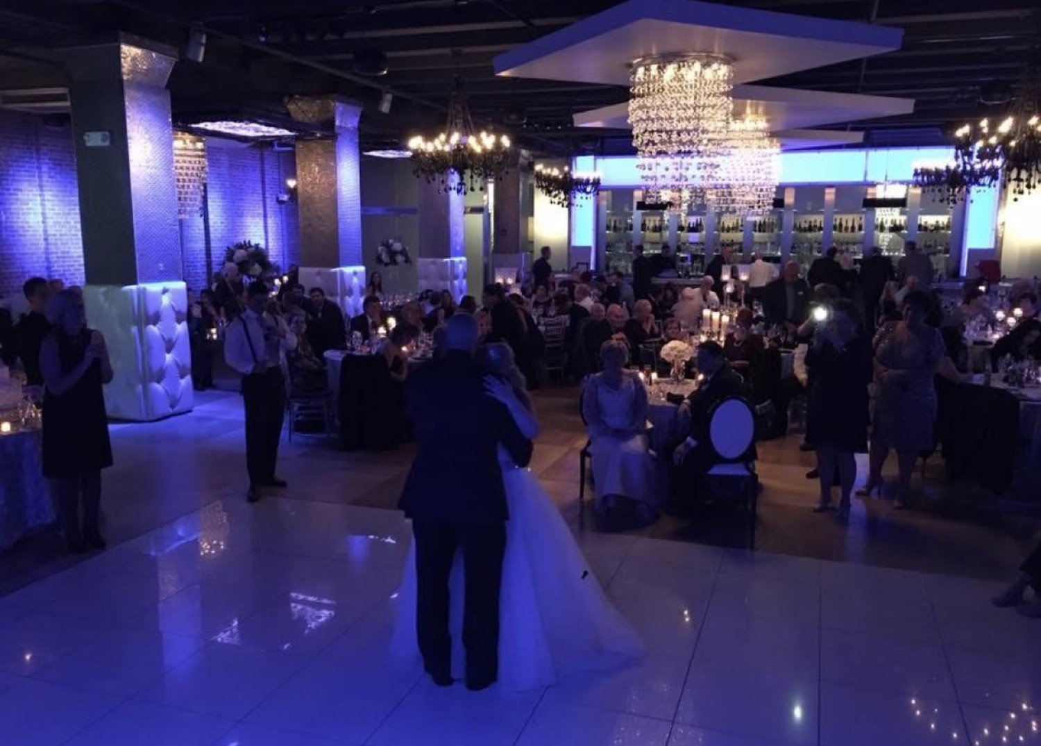First dance at a wedding reception